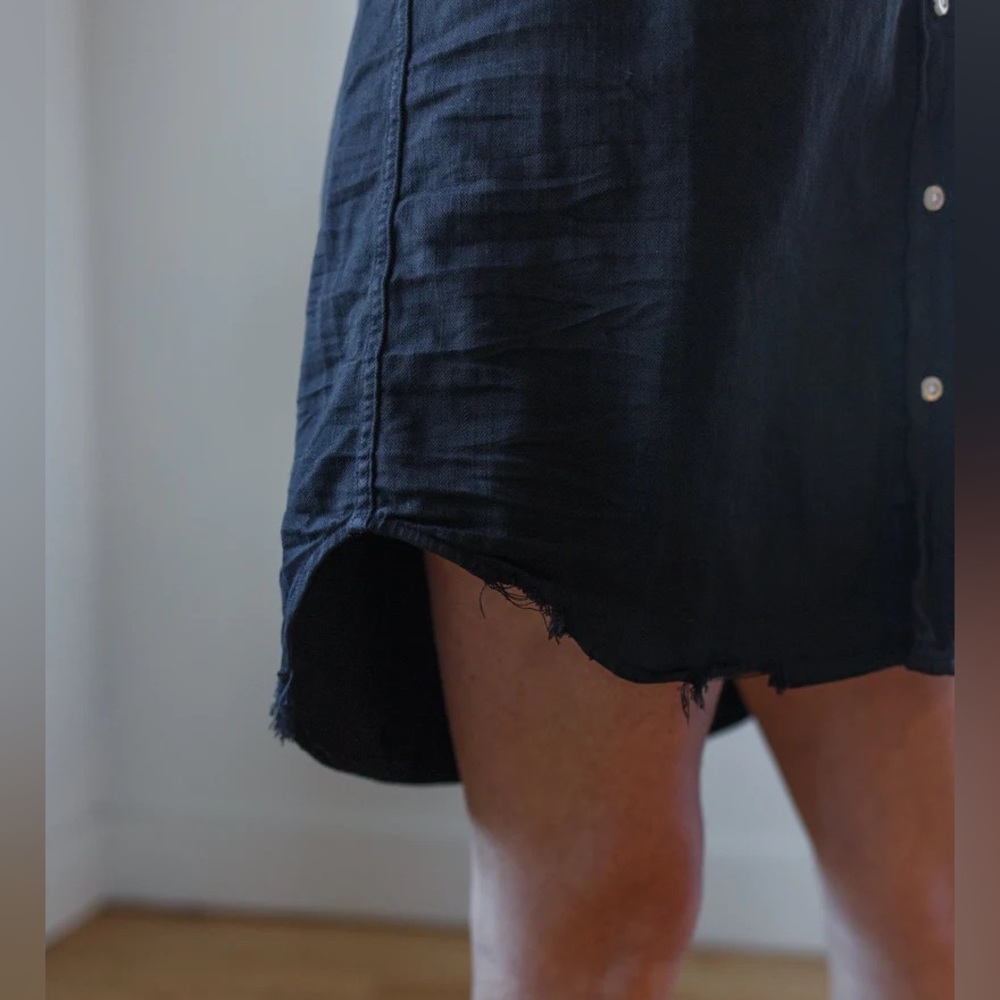 Frank & Eileen Mary Shirtdress in Black - Picture 3 of 8